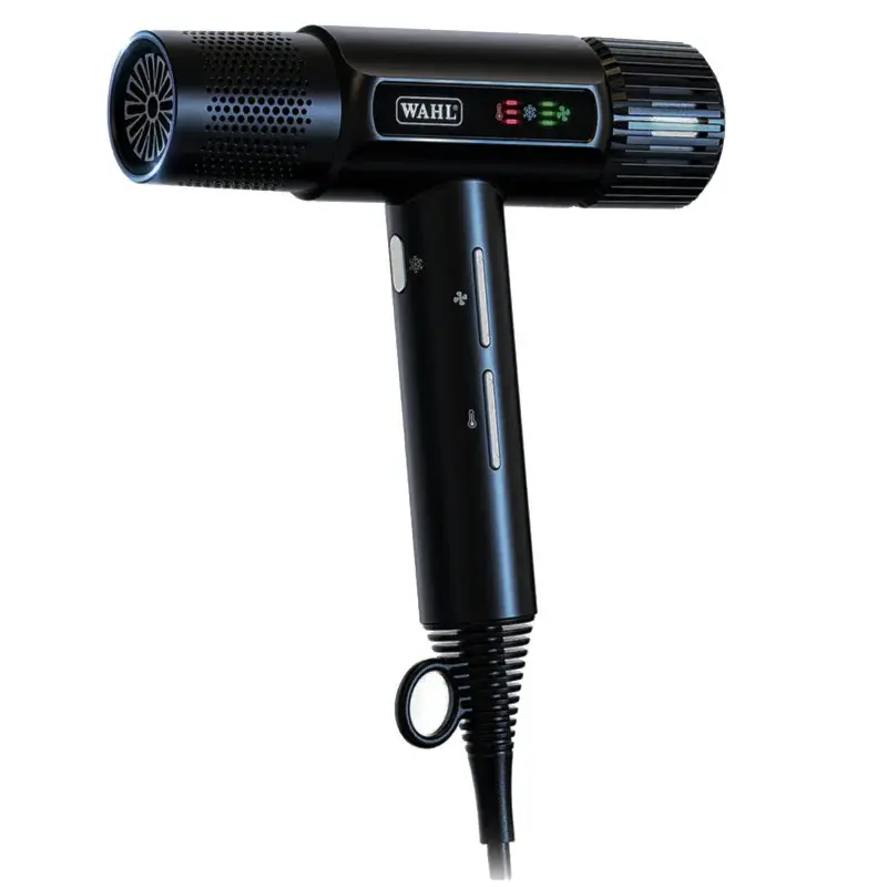 Wahl Vanquish - professional hair dryer with ionization and function to remember settings, diffuser, concentrator, LED