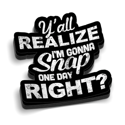 Snap Someday Hard Hat Decal