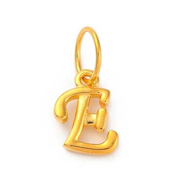 925 Sterling Silver Letter Charms with Jump Rings