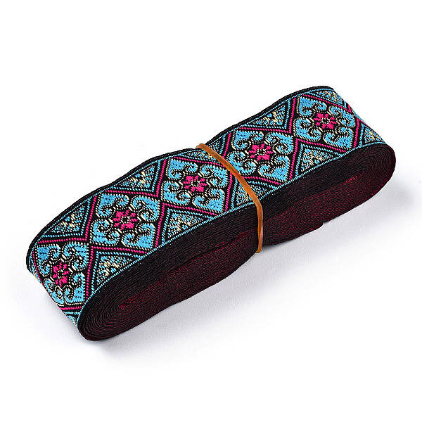 5M Ethnic Style Polycotton Embroidery Ribbon