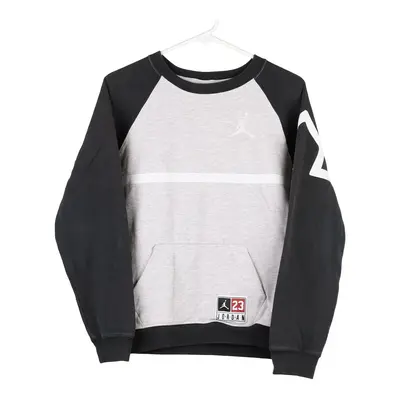 Age 13-15 Jordan Sweatshirt - XL Grey Cotton