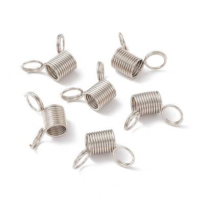 Non-Tarnish 201 Stainless Steel Mini Spring Bead Clamps for Beading Jewelry Making