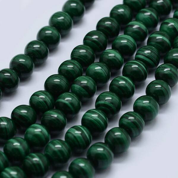 Natural Malachite Beads Strands
