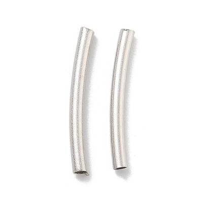 Brass Curved Tube Beads
