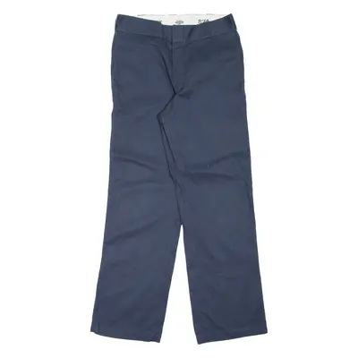 DICKIES 874 Workwear Mens Trousers Blue Regular Straight W30 L30