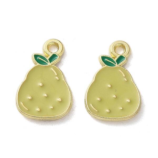 Fruit Alloy Enamel Charms