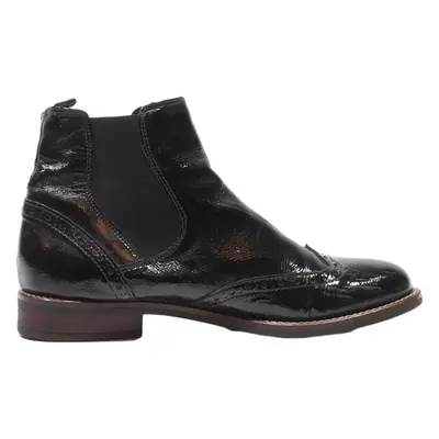 ZENON & ZARO Chelsea Boots Black Synthetic Womens UK 5