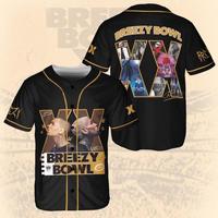 New Design CB Brezy Bowl North American Baseball Jersey, Limited Edition Football Jersey, CB Merch, New Album, Birthday Gift