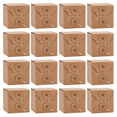 Square Kraft Paper Folding Boxes