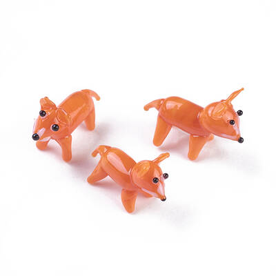 Handmade Lampwork Puppy Home Display Decorations