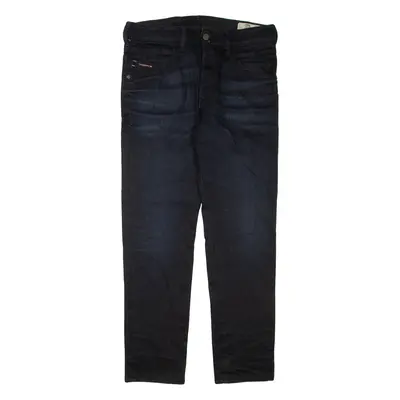 DIESEL Womens Jeans Black Regular Tapered W31 L30