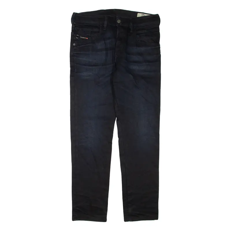 DIESEL Womens Jeans Black Regular Tapered W31 L30