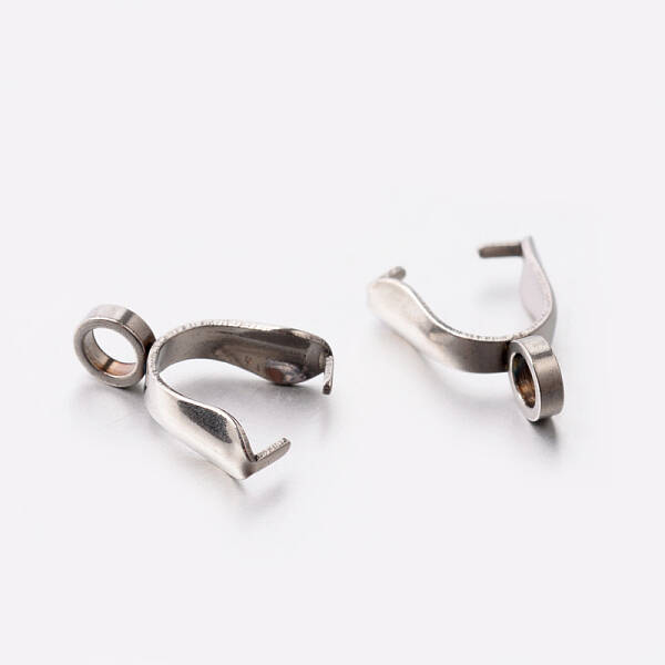 Tarnish Resistant 201 Stainless Steel Pinch Bails