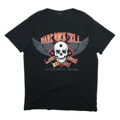 STITCH & SOUL Mens T-Shirt Black XL