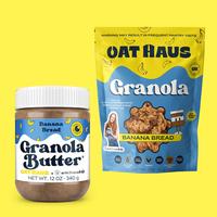 Banana Bread DUO - 1 Jar Banana Bread Granola Butter + 1 Bag Banana Bread Granola