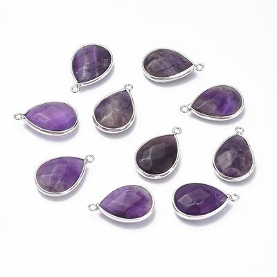 Natural Amethyst Pendants