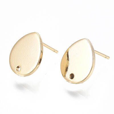 Brass Stud Earring Findings