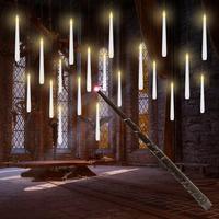 Flameless Taper Floating Candle Light, Creative LED Cozy Lighting Flickering Electric Candle Novelty Light Without Battery Fo...