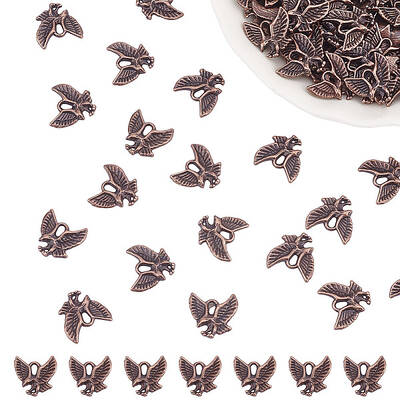 100Pcs Tibetan Style Alloy Pendants