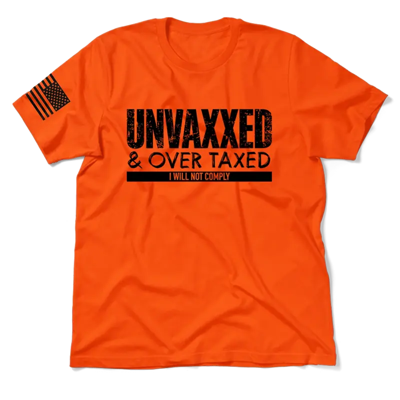 Over Taxxed - Safety Orange Hi-Vis T-Shirt