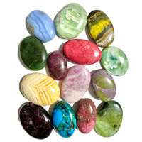 Quality Palm Stone - Natural Crystal Palm Stone - High Quality Smooth Palm Stone - Rare Crystal Palm Stone