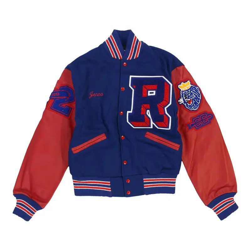 Ramstein Germany Meca Varsity Jacket - Small Blue Wool Blend