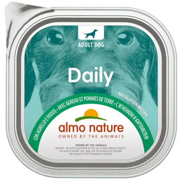 Almo nature Daily Menu with Lamb and Potatoes - 300GR