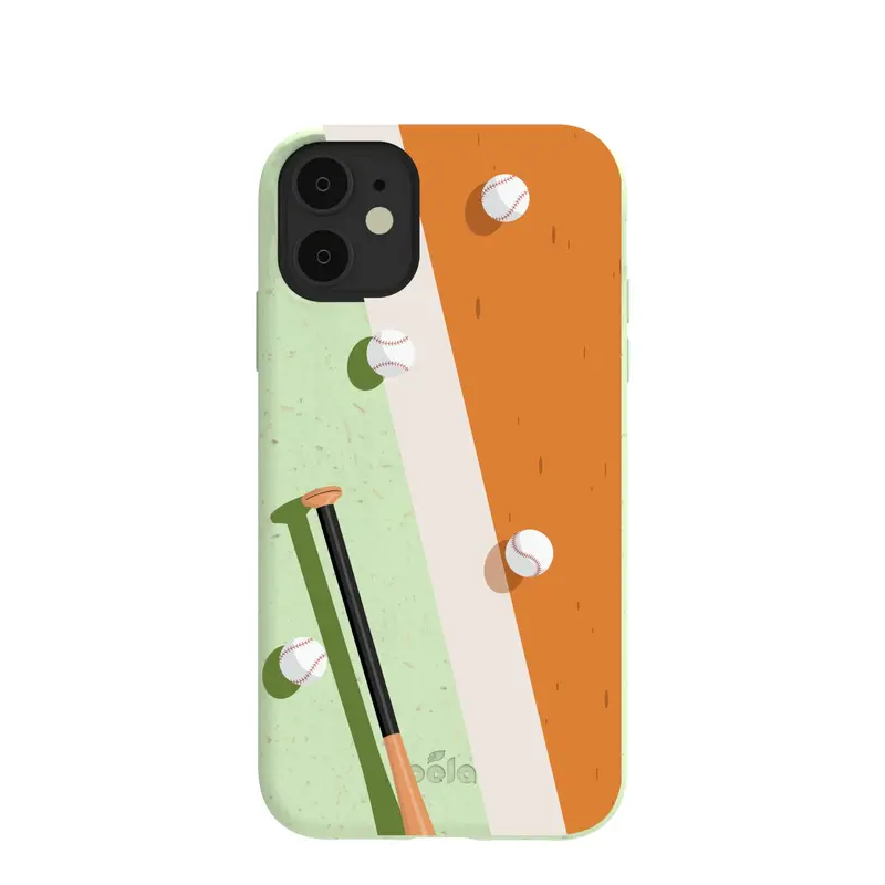 Sage Green Baseball Field iPhone 11 Case