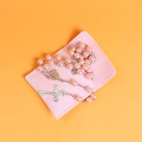 Rosary Beads Catholic for Women - Confirmation Gifts for Teenage Girl, Artificial Pearls Beads Rosary, Gifts for Women