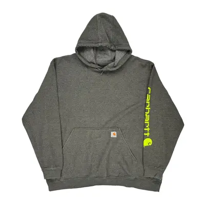 Carhartt Hoodie - 3XL Grey Cotton Blend