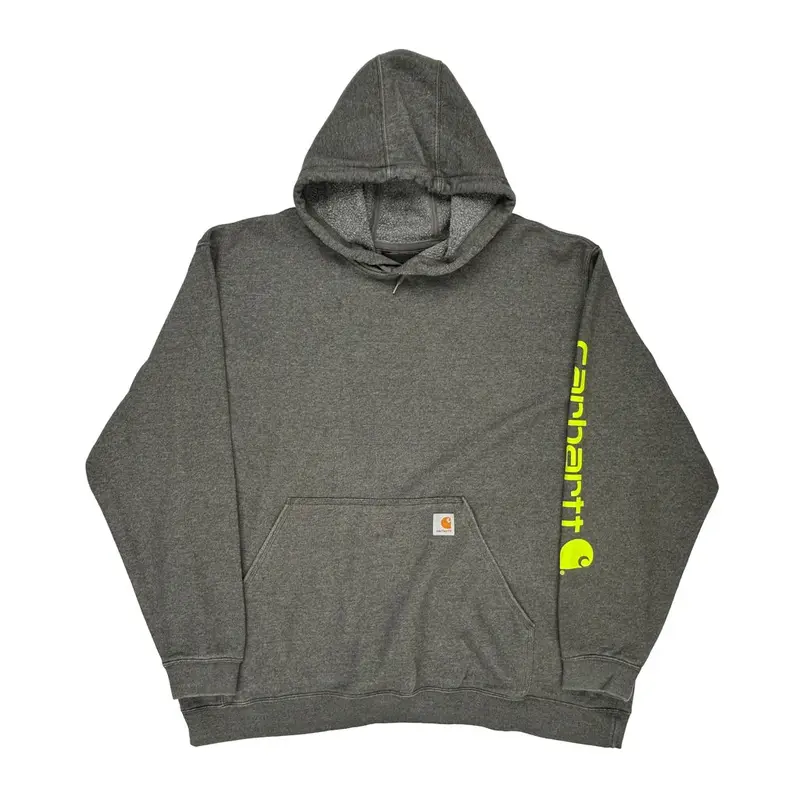 Carhartt Hoodie - 3XL Grey Cotton Blend
