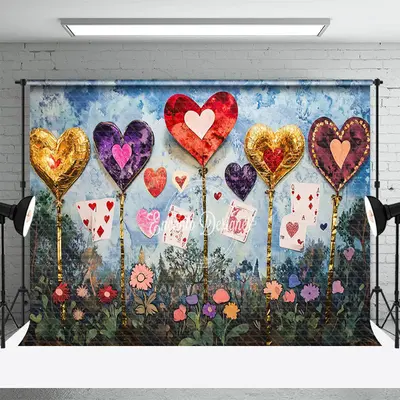 Aperturee Blue White Messy Wall Hearts Valentines Day Backdrop, 3X2FT(1MX0.6M), 14 USD, valentines day backdrops, ENHD2J53-M