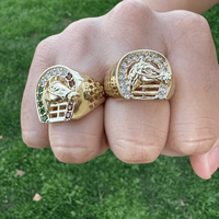 Horse Rings 14k Gold Plated Rings For Men