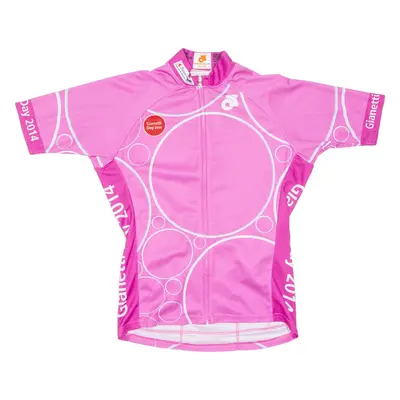 Cycling Mens Jersey Pink Full Zip M