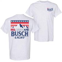 BUSCH LIGHT, BEER, Red, White And Busch Light 2 Sided T Shirt, Joe Dirt Merica July 4th Shirt, Gift For Husband, Full Size, F...