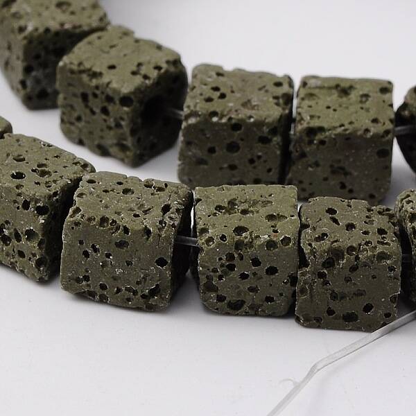 Natural Lava Rock Beads Strands