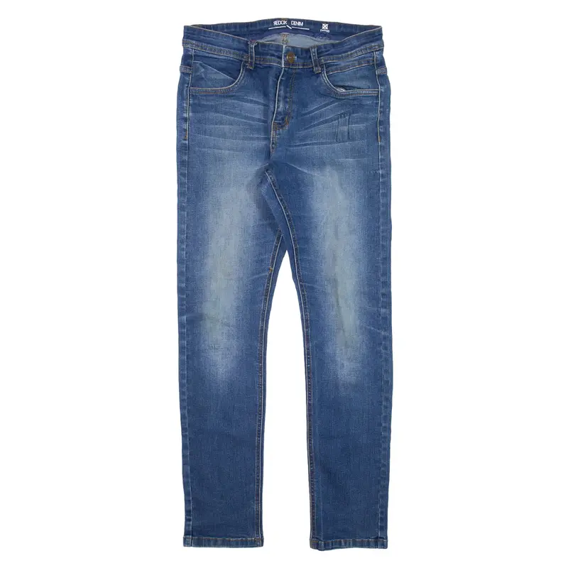 REDOX Jeans Blue Denim Slim Skinny Mens W28 L28