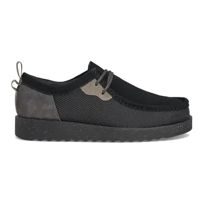 Clarks Wallabee FTR 2 Lo Suede Men's Lace Up Shoes - Black Combi - Size:US 11.5 Men