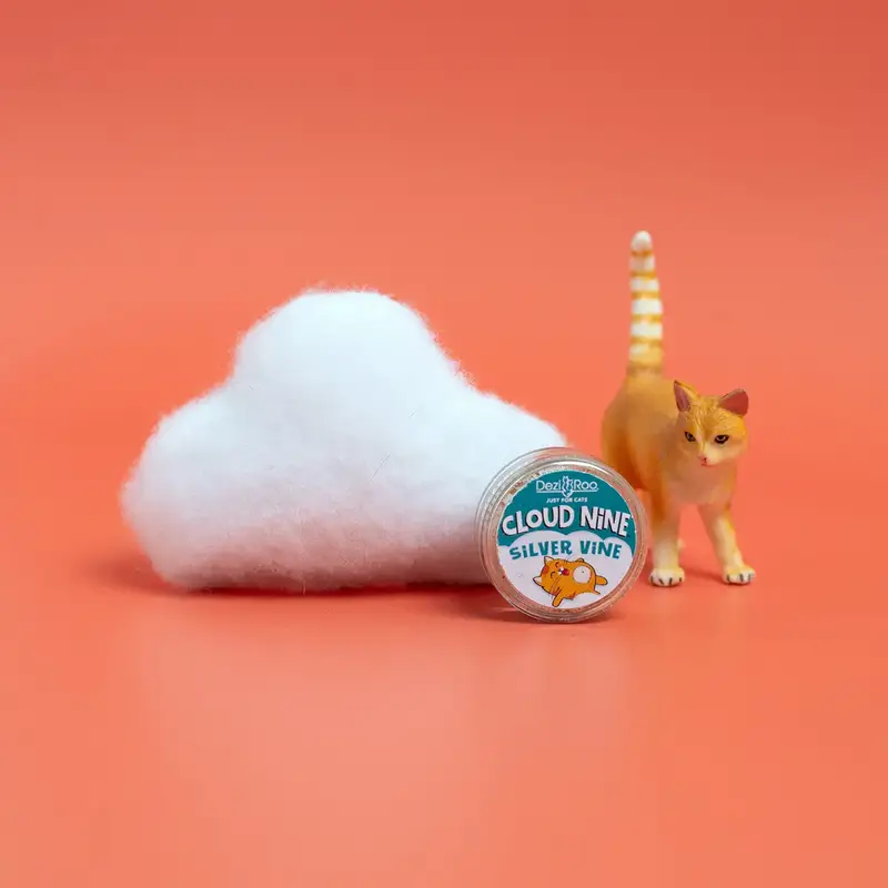 Dezi & Roo - Cloud Nine Sampler silver vine and cloud plushie - cat attractant - scent enrichment