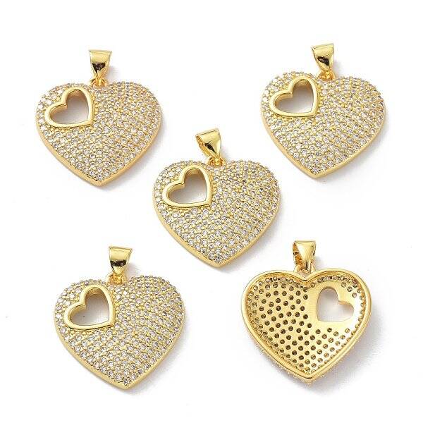 Brass Cubic Zirconia Pendants