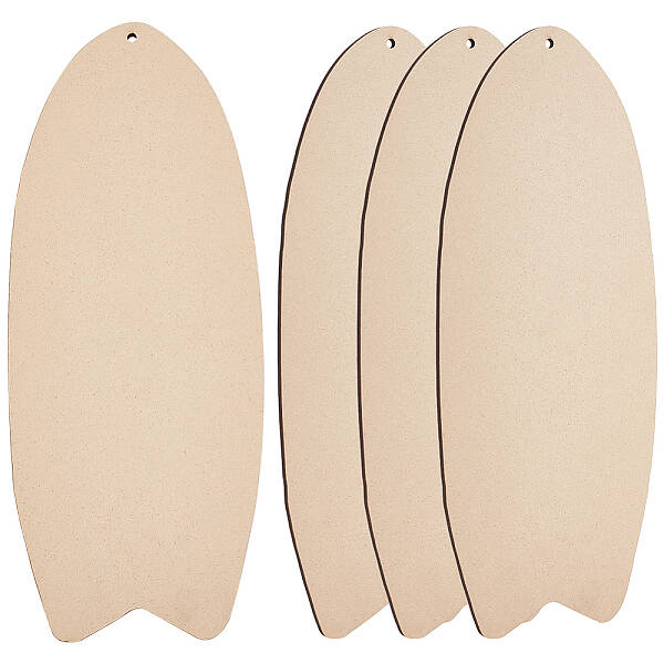 Unfinished Wooden Pendant Decorations