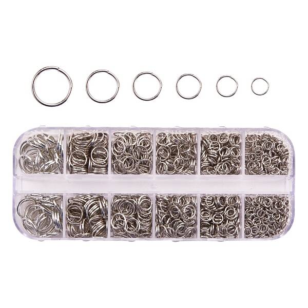 1 Box Iron Jump Rings