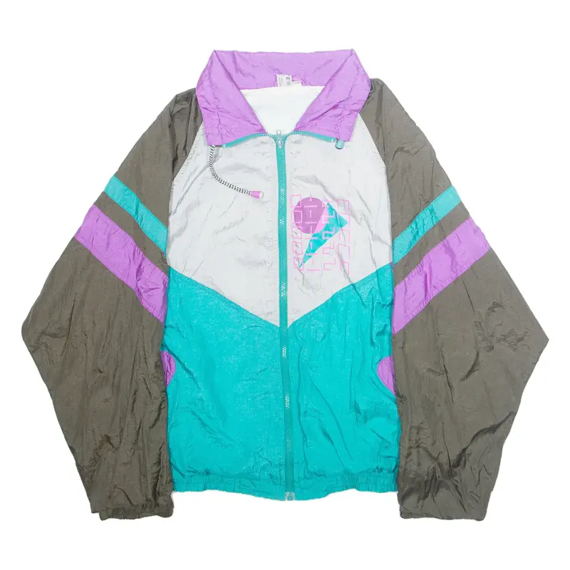 Womens Shell Jacket Blue Nylon L