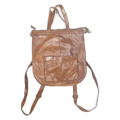 HARBOUR Womens Backpack Bag Brown Leather