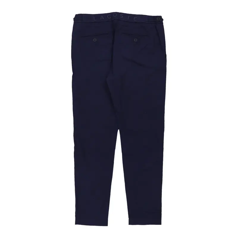 Lacoste Chinos - 30W UK 8 Navy Cotton