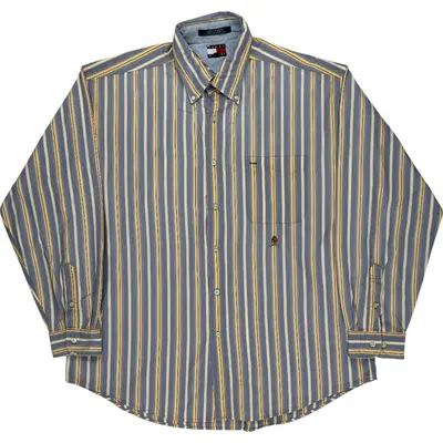 Tommy Hilfiger Striped Shirt - XL - Multicoloured Cotton