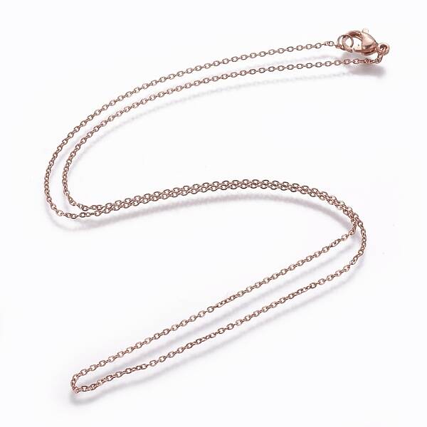 304 Stainless Steel Cable Chain Necklaces
