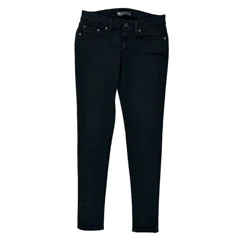 Levis Skinny Jeans - 30W UK 8 Black Denim