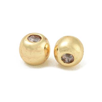 Rack Plating Brass Silicone Spacer Beads