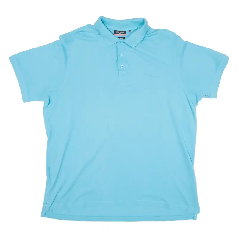 PIERRE CARDIN Mens Polo Shirt Blue 2XL